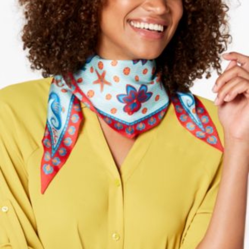 2 for $20.00 Echo Sea Life Scarf Moonlight Jade OS